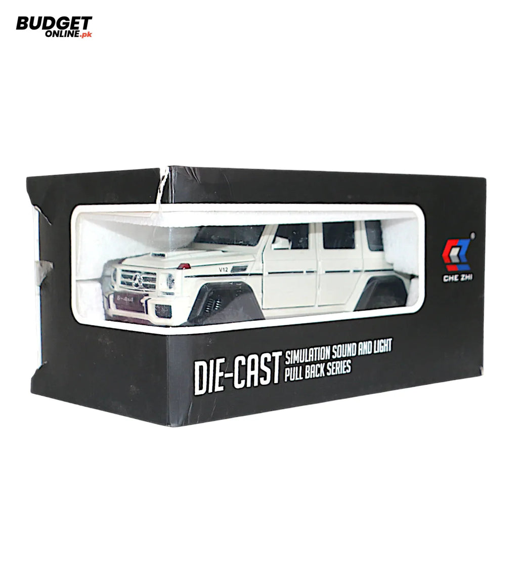 1:24 Die-Cast G500-Style Jeep Model with Lights
