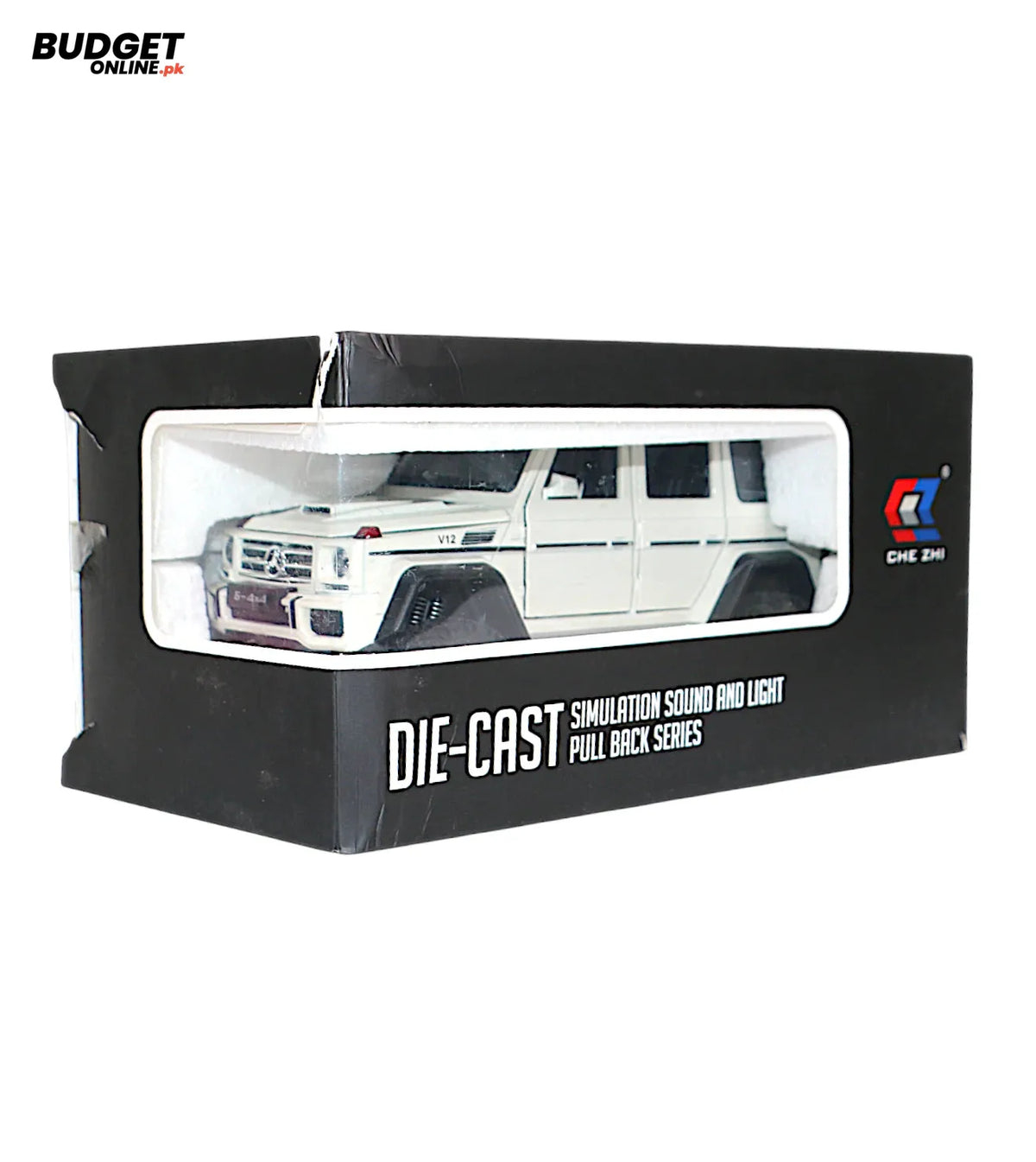 1:24 Die-Cast G500-Style Jeep Model with Lights
