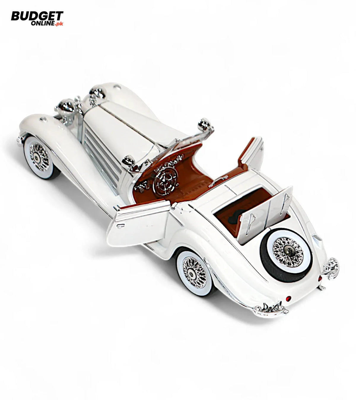 Vintage Die-Cast Car Model with Lights