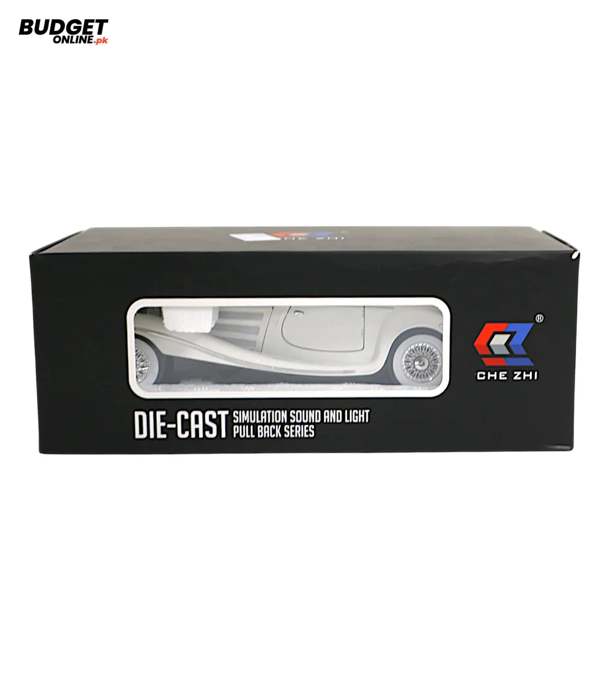 Vintage Die-Cast Car Model with Lights