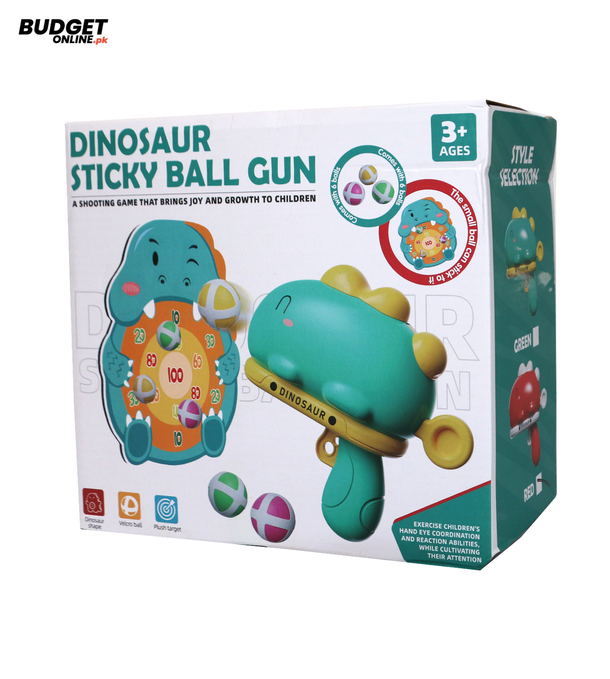 Dinosaur Sticky Ball Gun