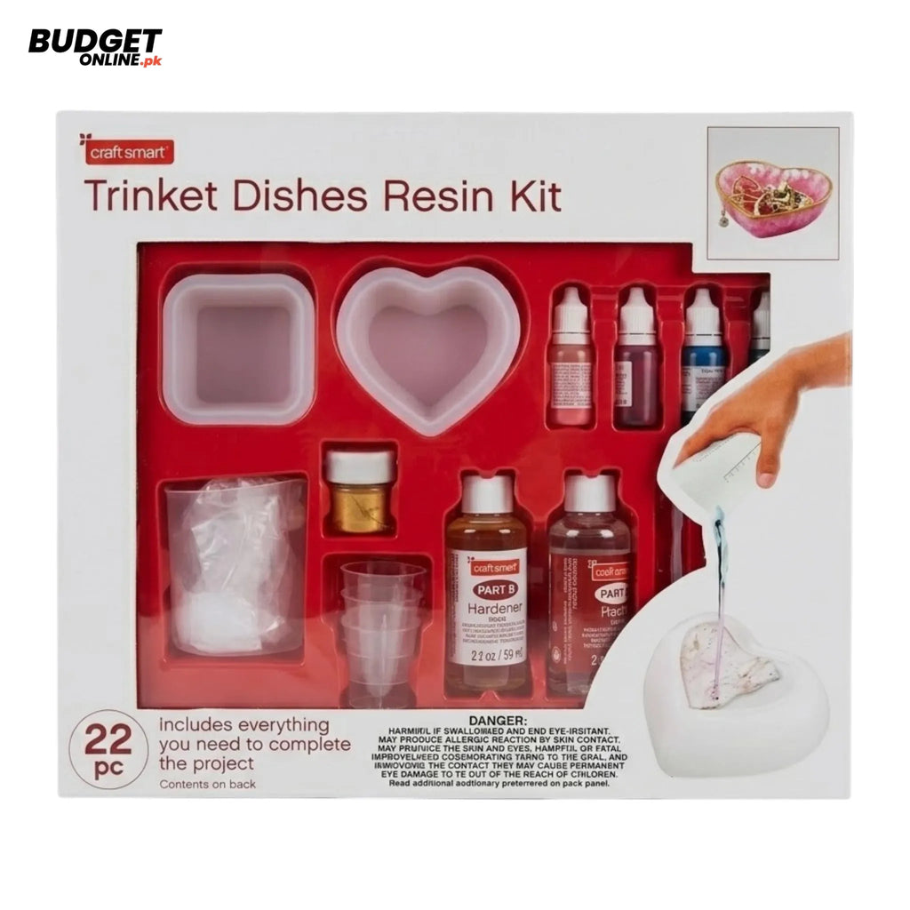 Trinket Dishes Resin Kit 22-Piece