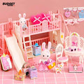 Dreamy Rabbit Doll House Play Set
