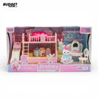 Dreamy Rabbit Doll House Play Set
