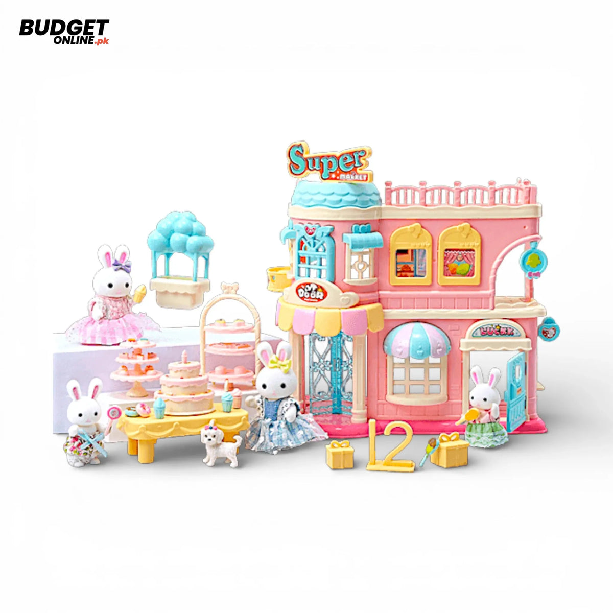 Dreamy Rabbit Supermarket & Cake Shop Dollhouse