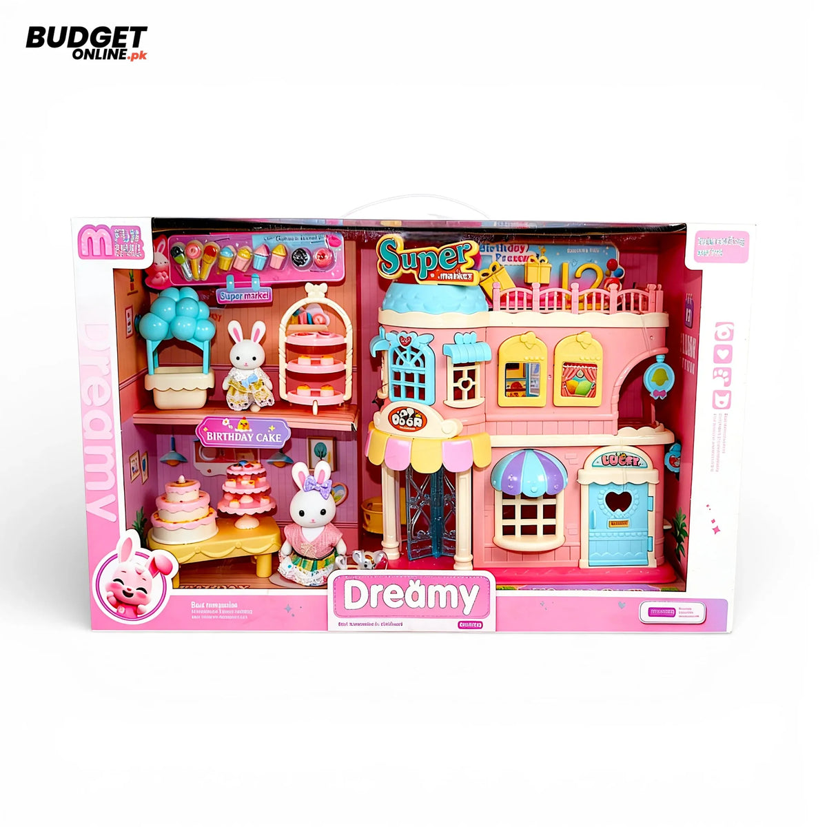 Dreamy Rabbit Supermarket & Cake Shop Dollhouse