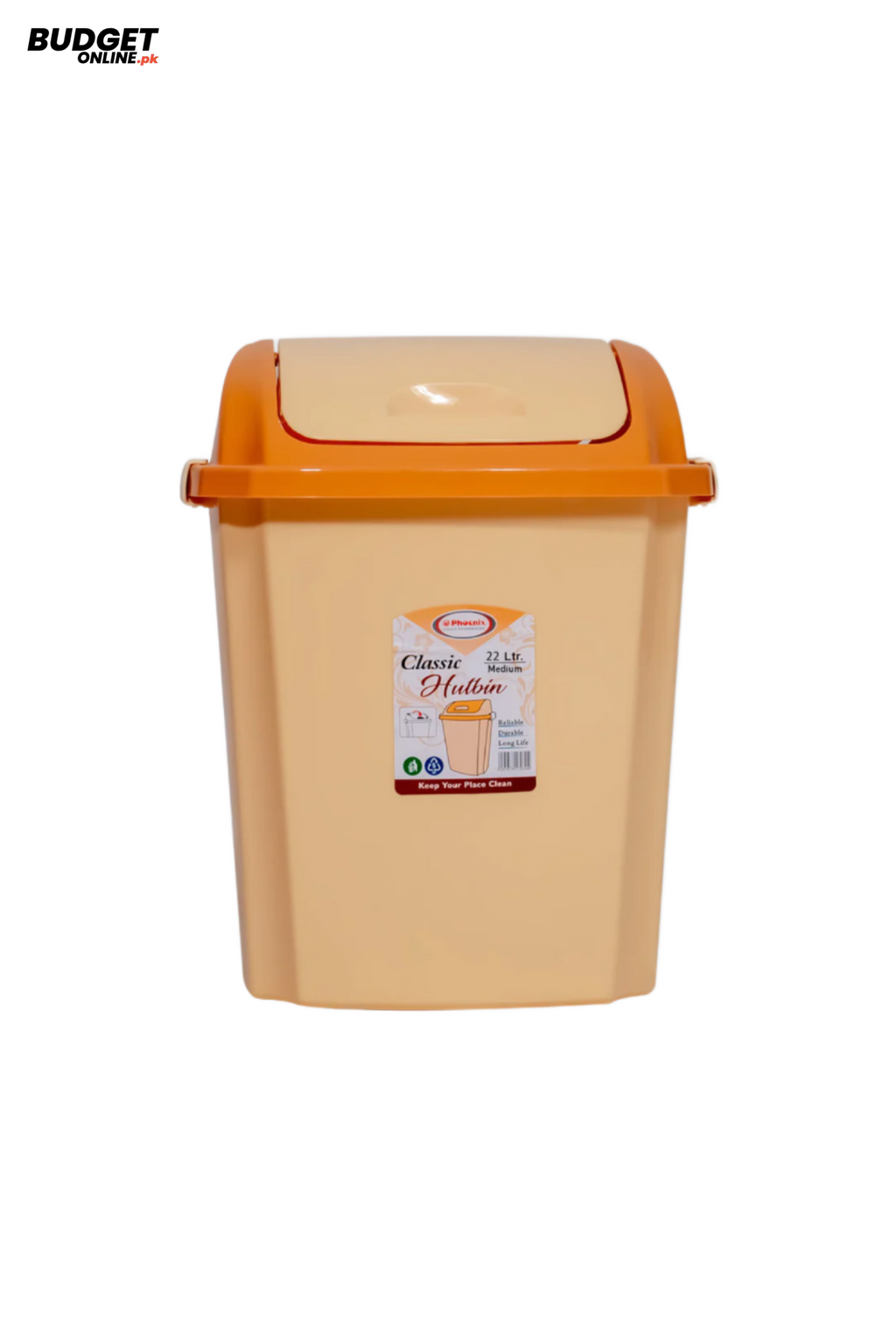 Classic 22L Plastic Dustbin