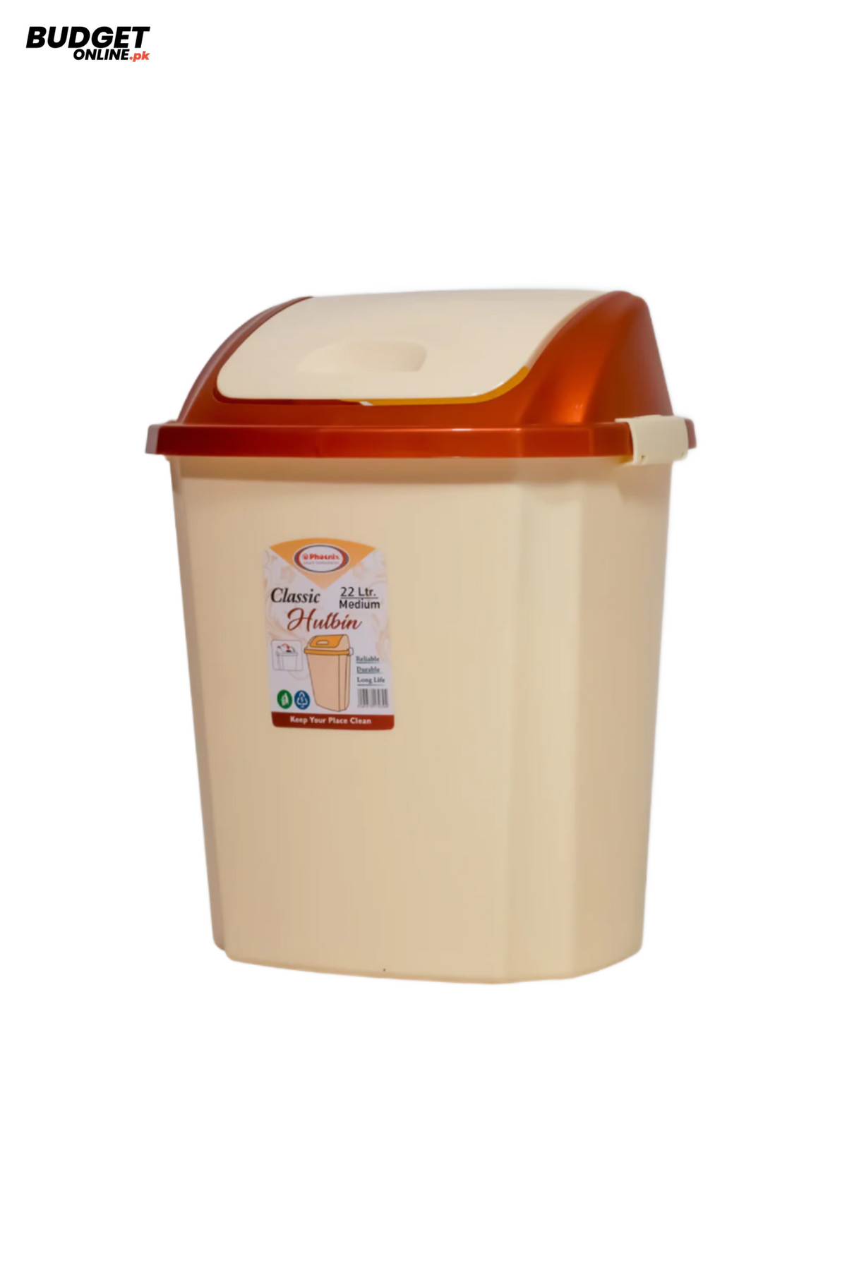 Classic 22L Plastic Dustbin