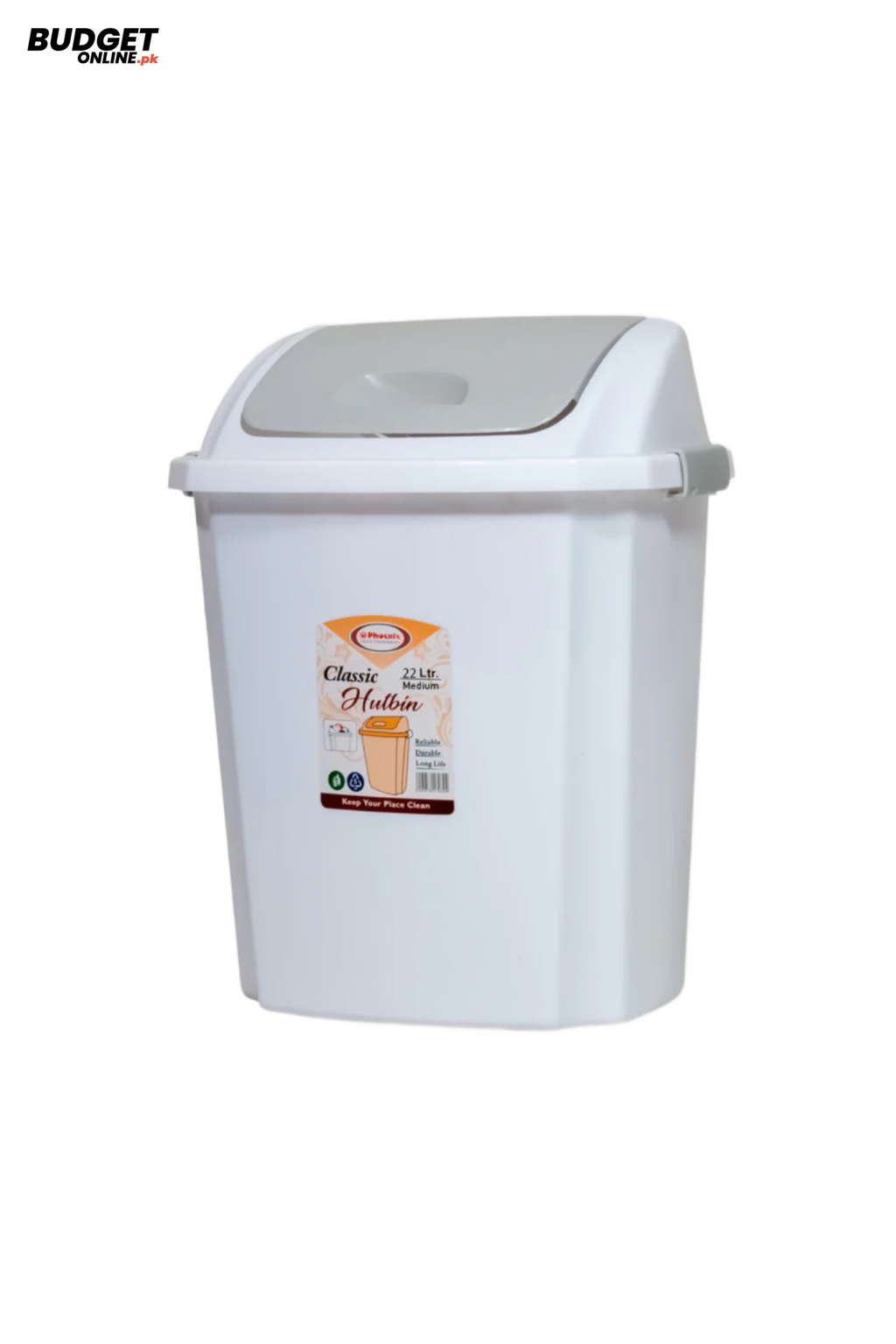 Classic 22L Plastic Dustbin