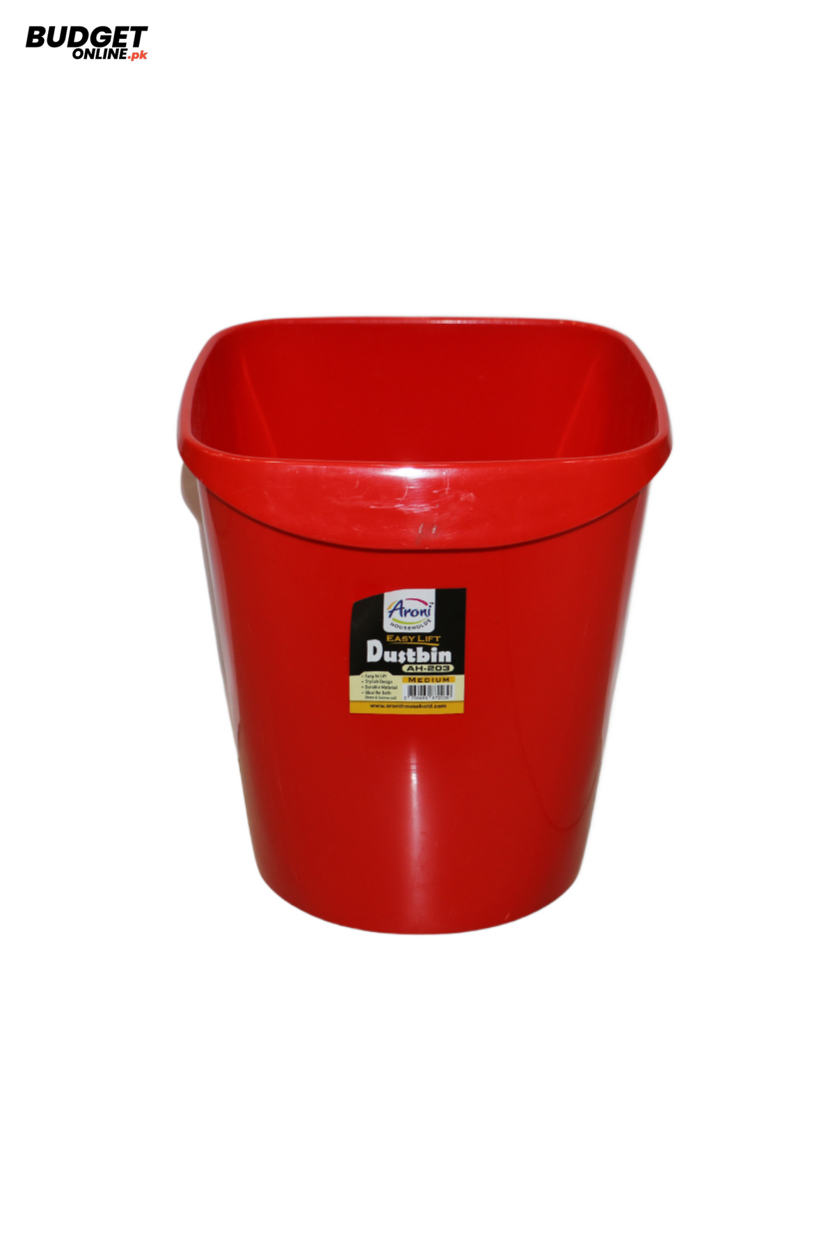 10L Plastic Open Dustbin