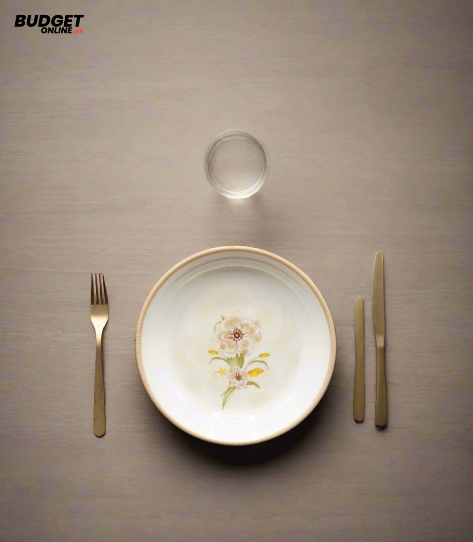 Floral Dinner Plate 7 Inch
