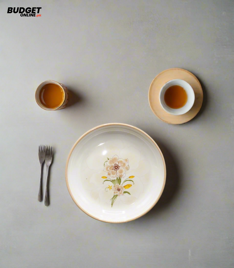 Floral Soup Plate 8 Inch