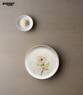 10-Inch Floral Rice Plate