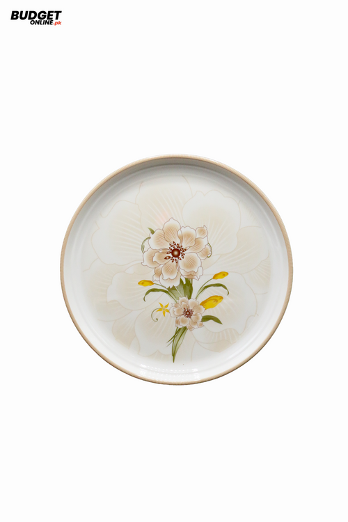 10-Inch Floral Rice Plate