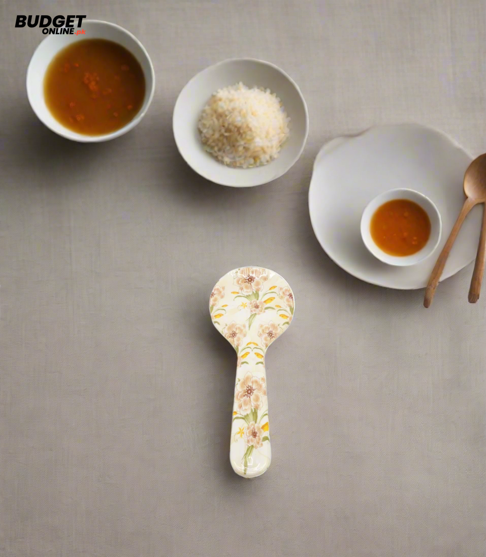 Floral Rice Serving Spoon