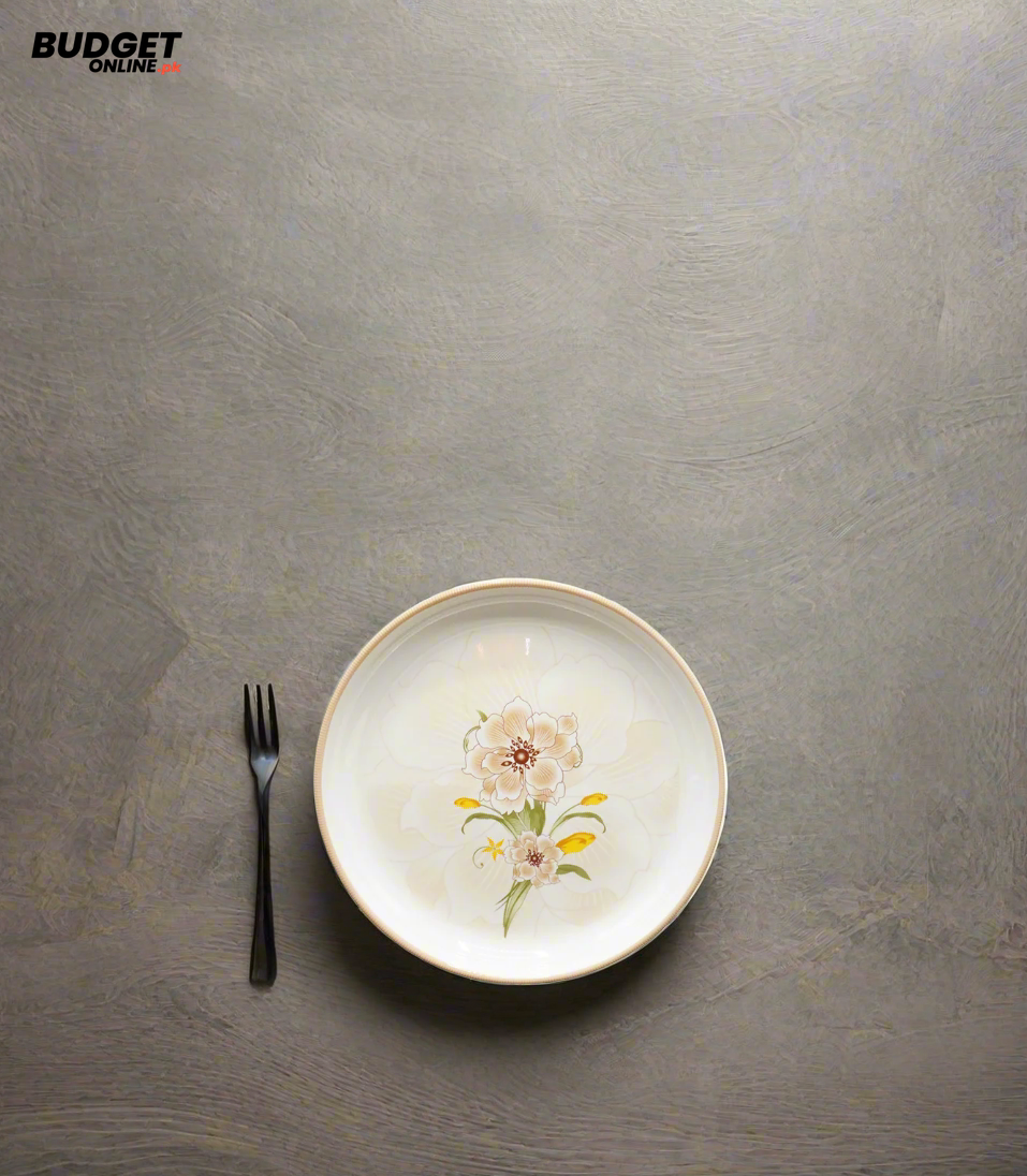 Floral Rice Plate 10 Inch