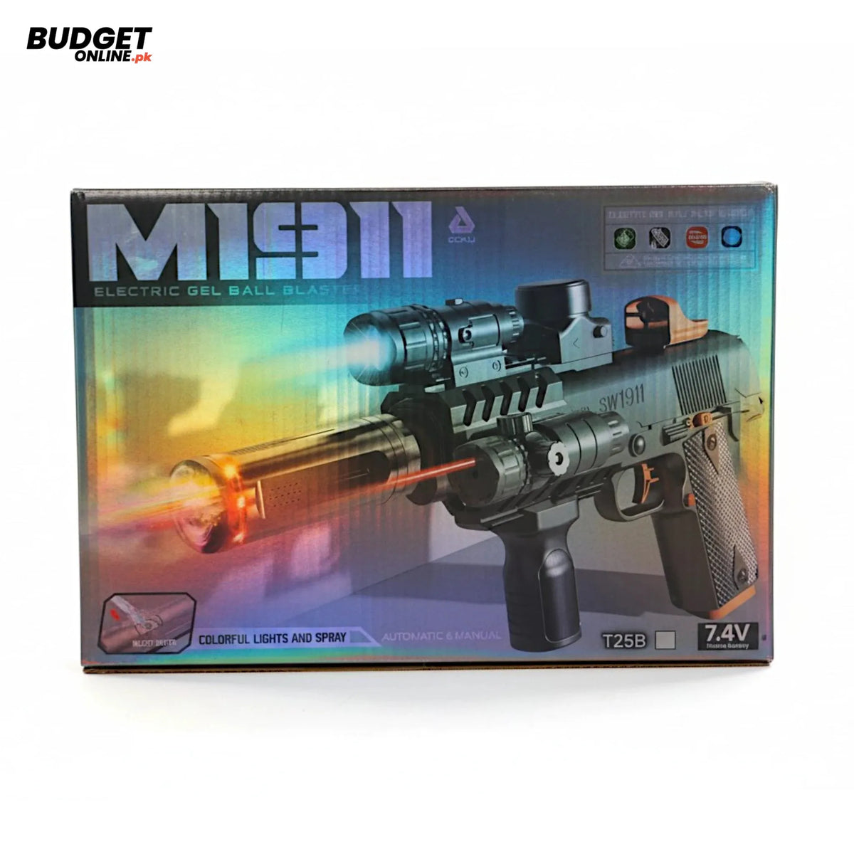 Electric M1911 Gel Blaster Gun
