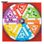 Extra-Large 6-Player Double-Sided Ludo Board Game