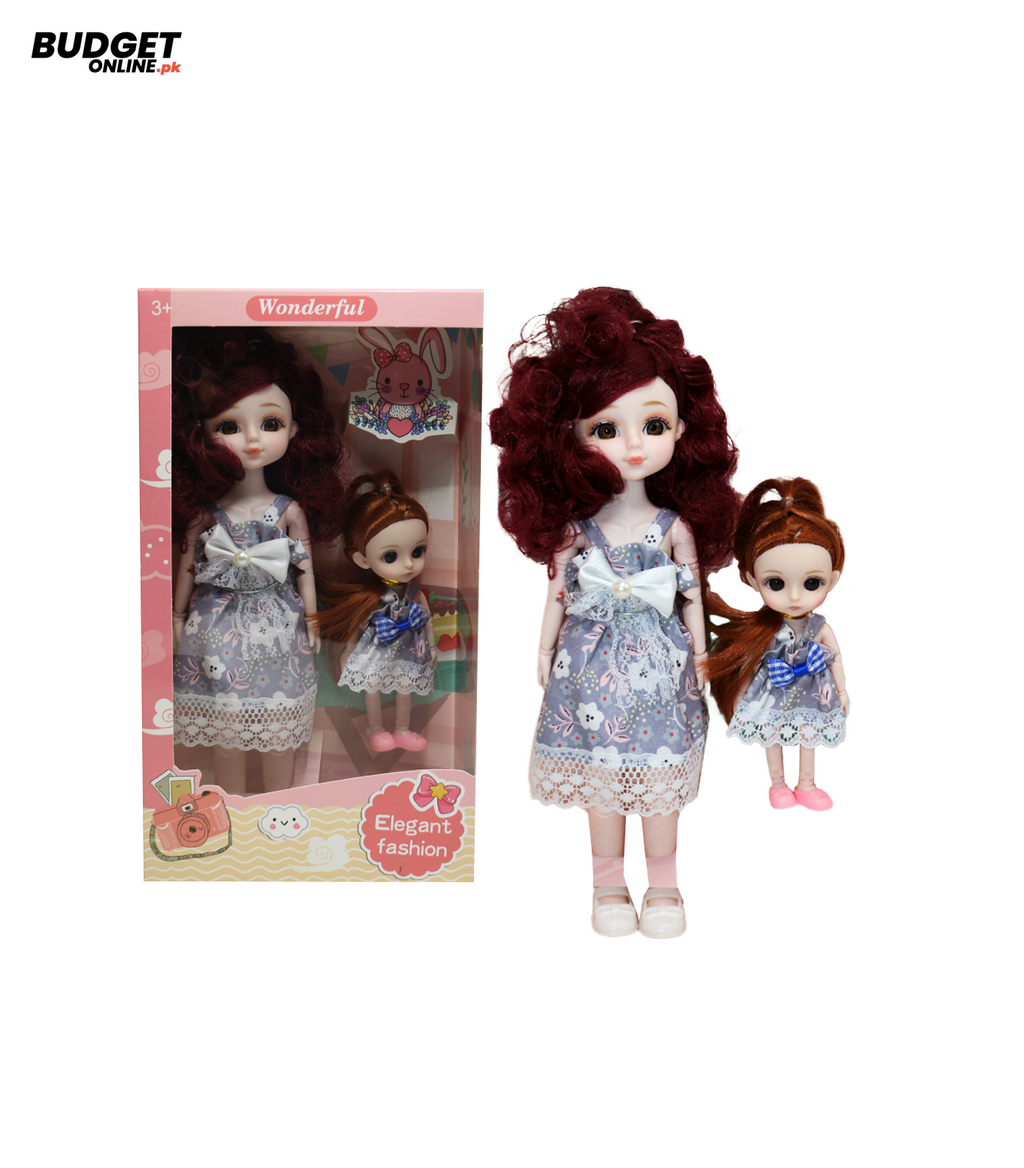 Elegant Fashion Doll Set - 2 Piece