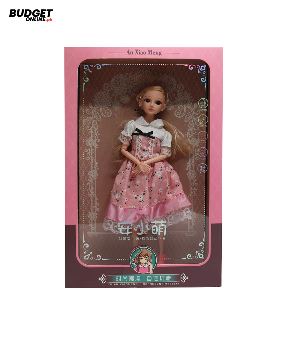 12-Inch Fashion Doll In Pink Dress