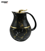 1 Litre Decorative Thermos Flask – Black & Gold