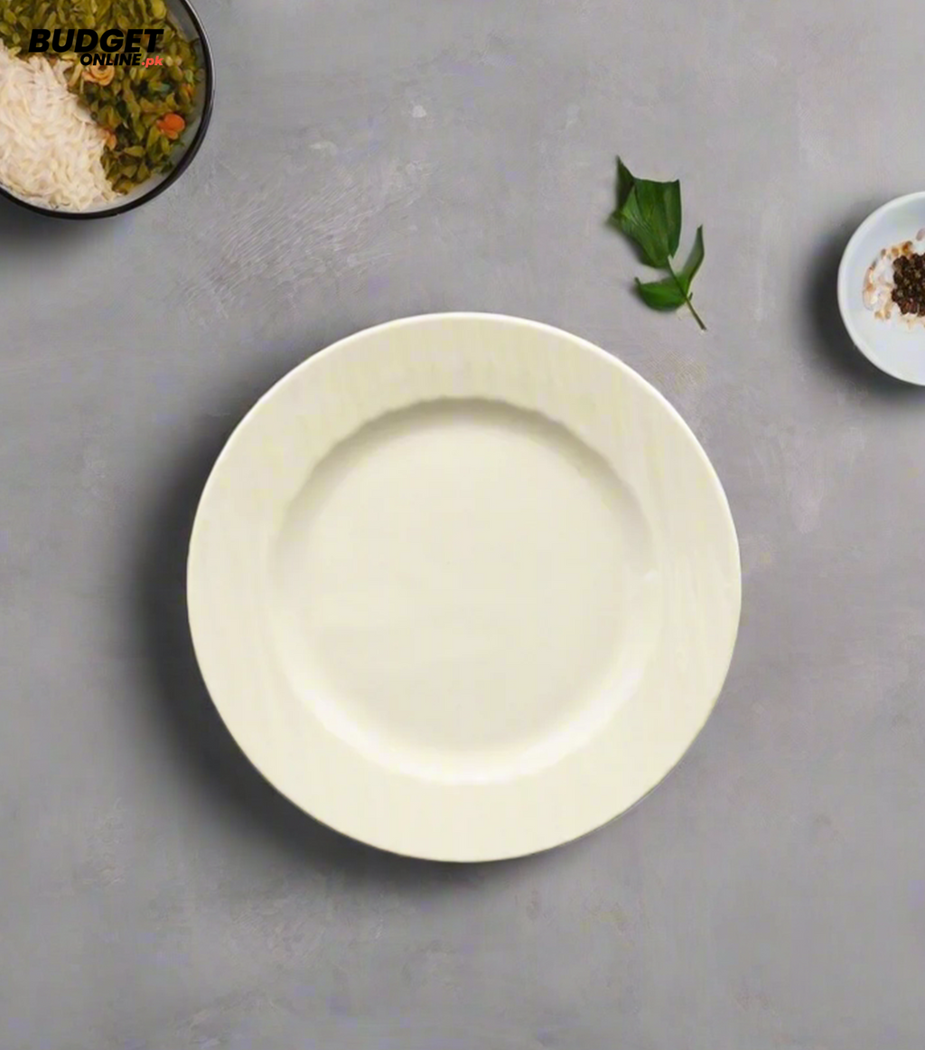 Ivory 8-Inch Quarter Plate