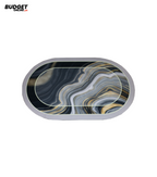 Oval Bathroom Foot Mat 38 x 58 cm