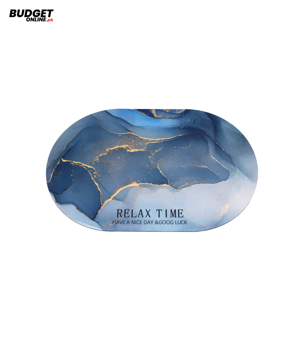 Oval Bathroom Foot Mat 38 x 58 cm