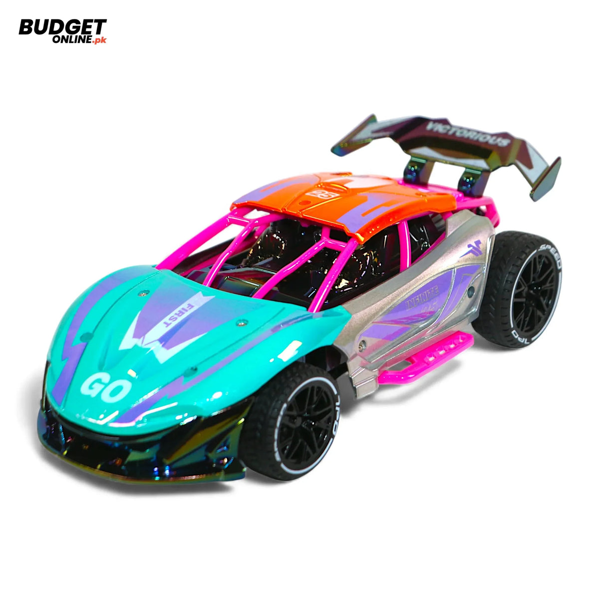 Multicolor Friction Racing Car With Lights & Music