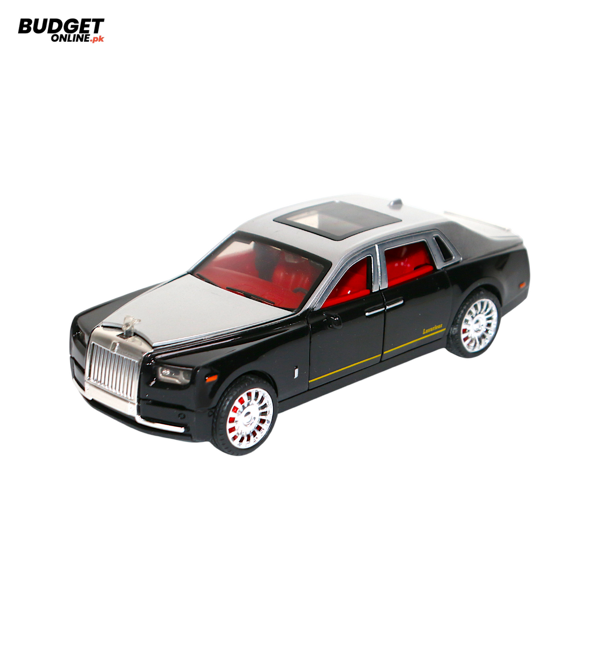 Luxury-Style Friction Car Toy with Lights & Music