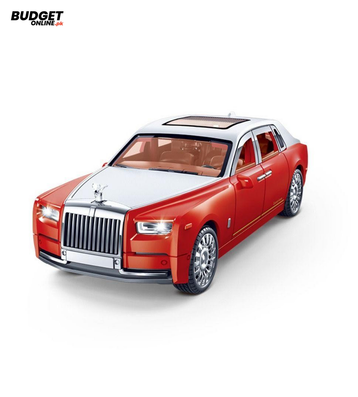 Luxury-Style Friction Car Toy with Lights & Music