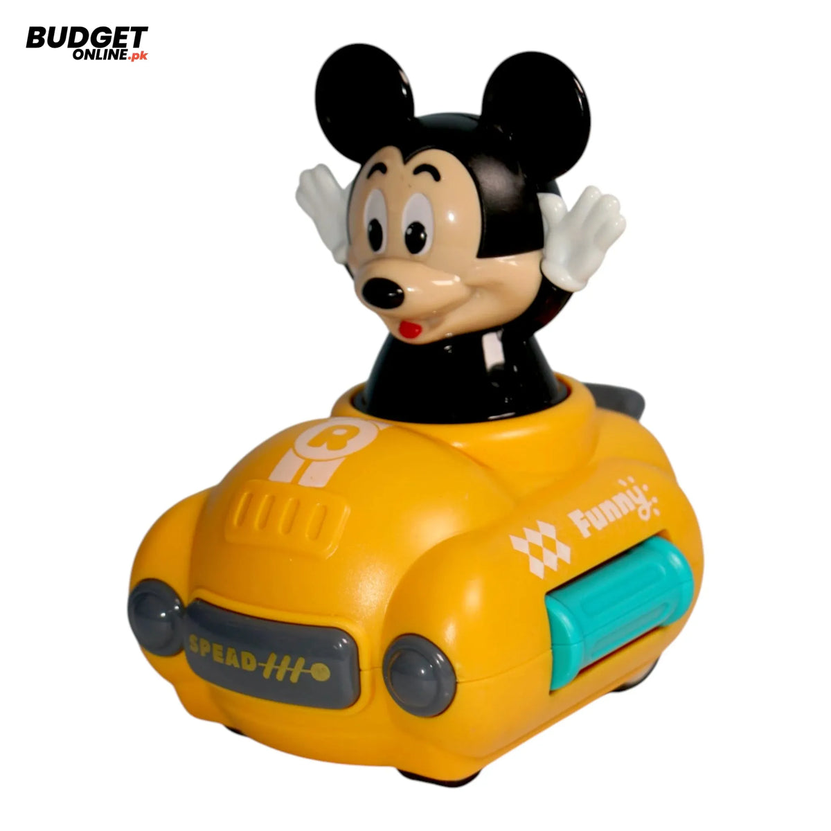 Mickey Friction Crawling Car Toy