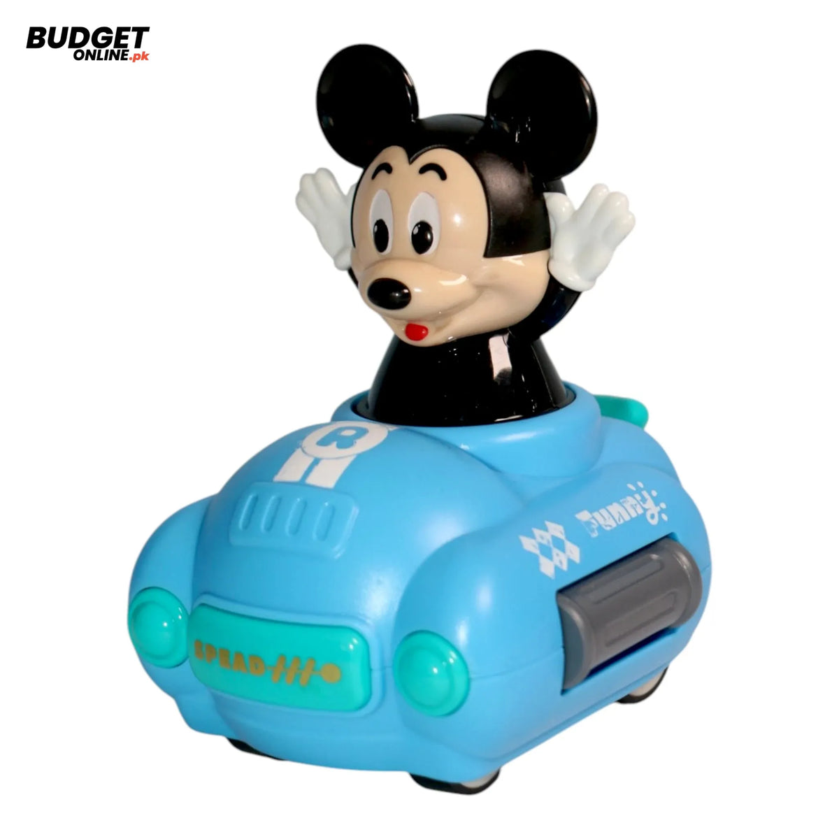Mickey Friction Crawling Car Toy