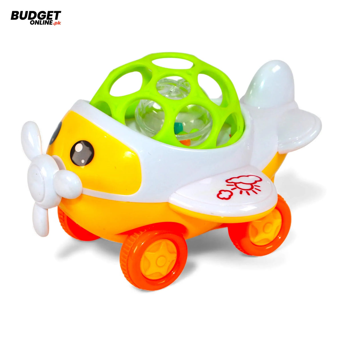 Friction Rattle Airplane Toy