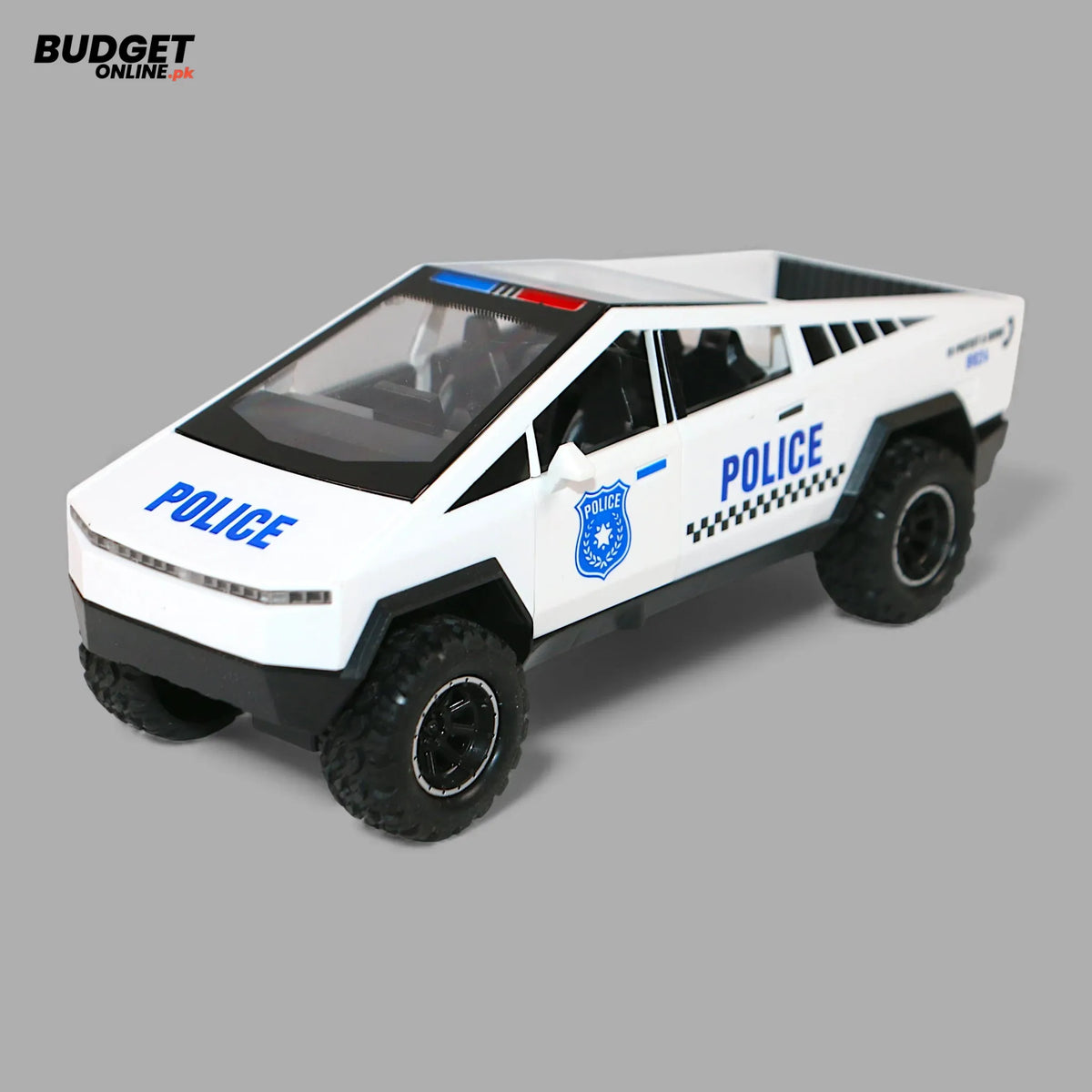 Friction Police Truck Toy With Lights And Music