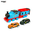Friction Train Set With Two Cars