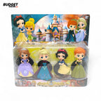Frozen Princess Doll Set – 4 Pieces