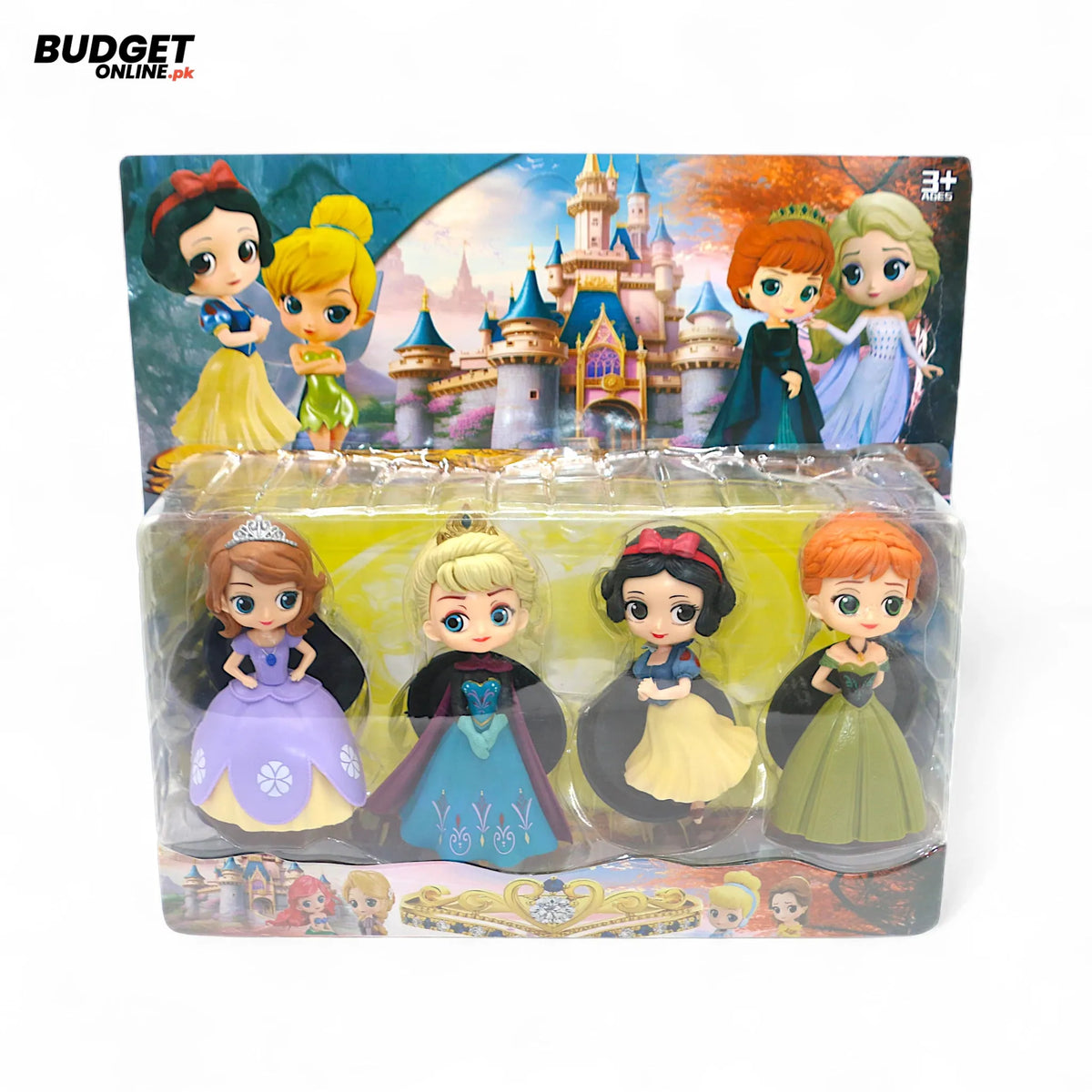Frozen Princess Doll Set – 4 Pieces