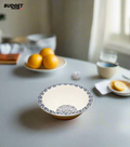 Blue Printed Serving Bowl 5 Inch