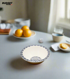 Blue Printed Serving Bowl 5 Inch