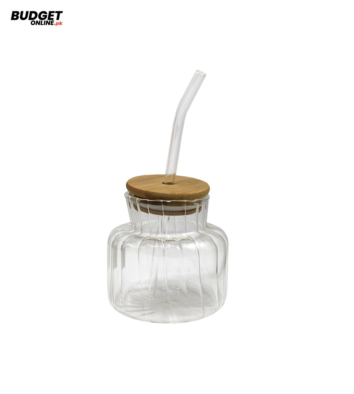 Glass Mason Jar Mug With Lid And Straw