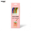 Glass Drinking Straws With Cleaning Brush Set