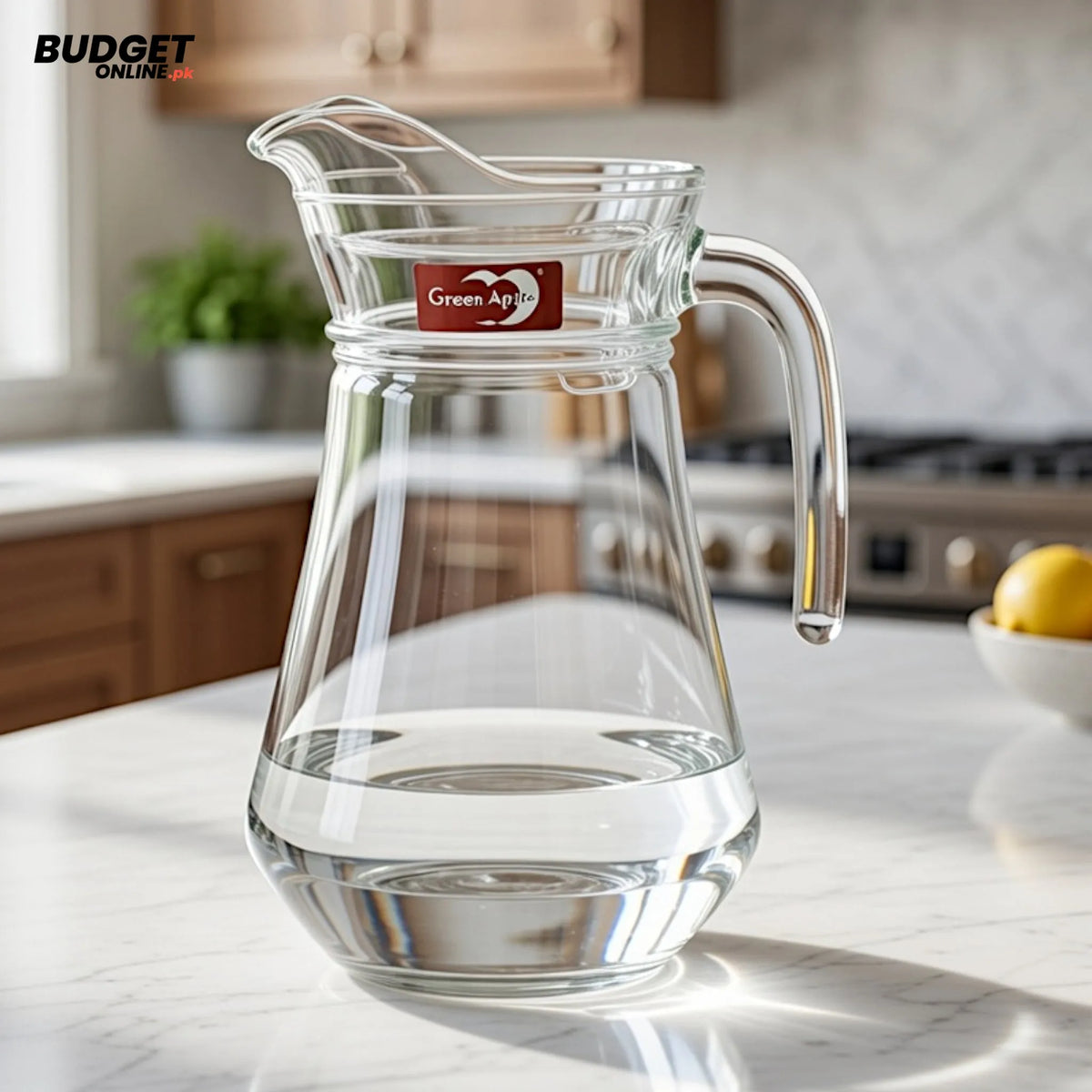 Green Apple Glass Jug 1.3L