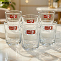 Green Apple Glass Tumblers Set of 6