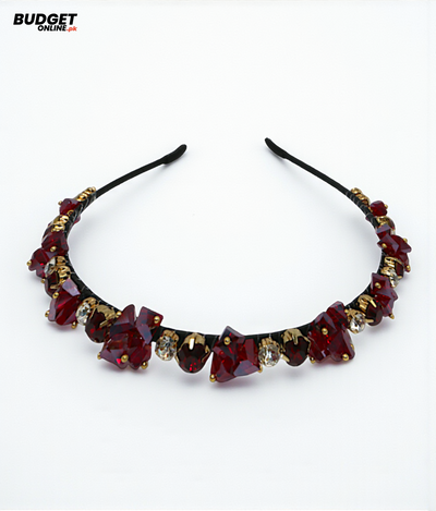 Mixed Color Crystal Stone Hair Band