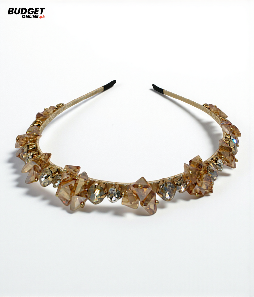 Mixed Color Crystal Stone Hair Band