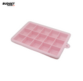 Flexible 15-Cube Ice Cube Tray With Lid