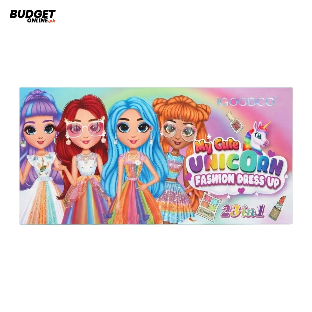 Unicorn 23-in-1 Pretend Makeup Set for Kids