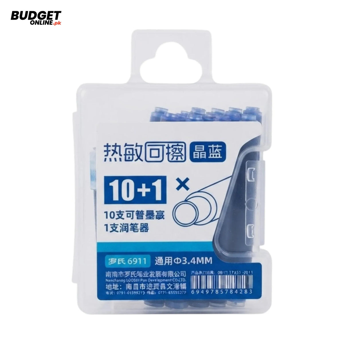 Blue Ink Cartridge Refills 10+1 Pack