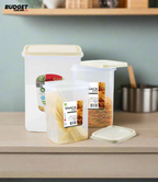 3-Piece Plastic Snack Jar Set